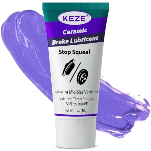 Keze Ceramic Brake Grease Lubricant for Automotive Extreme Break Lube Caliper Parts Sliding Pin Pad AssemblyPrevents SeizingStops Squeaking1 oz1 Pack - Image 1