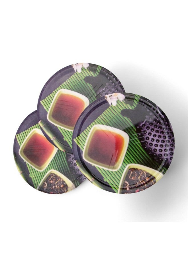 Superware | Food Grade Melamine | Coaster Set - Tea Cup (8 Pcs.) | Serveware, Tableware, Stain Free, Glazed Finish - Image 4