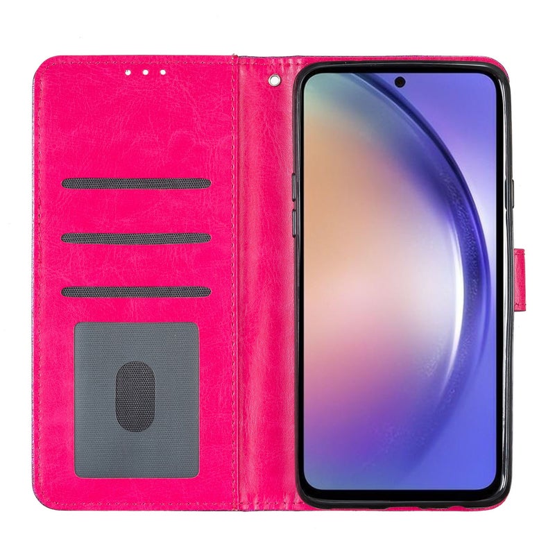 HuHa Case Cover For Honor 200 Lite Global Glitter Powder Flip Leather Phone Case(Rose Red) - Image 4