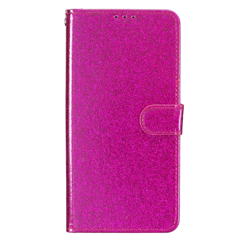 HuHa Case Cover For Honor 200 Lite Global Glitter Powder Flip Leather Phone Case(Rose Red) - Image 2