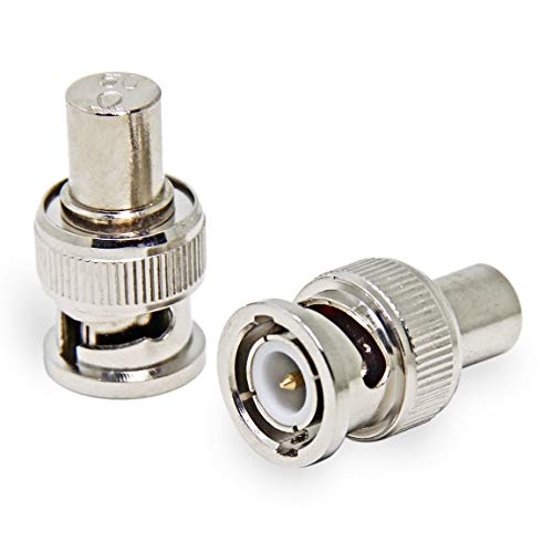 RFAdapter BNC 50 Ohm Terminator, 5-Pack BNC Male Plug Coaxial Cable Adapter Connector - Image 5