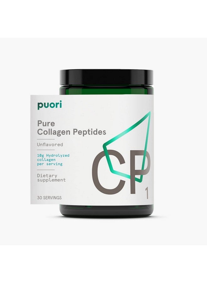 Puori Cp1 Pure Collagen Peptides Powder Hair Skin Nails Joint Bones Support Hydrolyzed Protein Unflavored 30 Servings - Image 2
