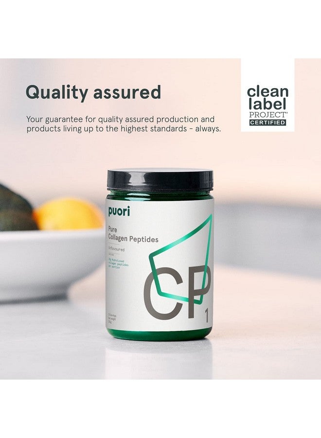 Puori Cp1 Pure Collagen Peptides Powder Hair Skin Nails Joint Bones Support Hydrolyzed Protein Unflavored 30 Servings - Image 5