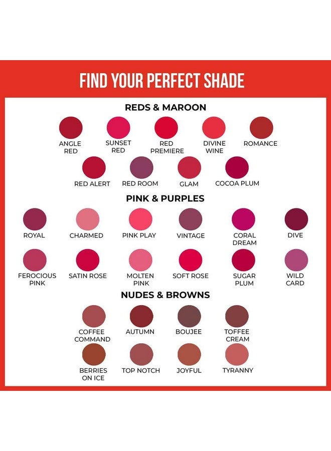 Insight Cosmetics Non Transfer Liquid Lipstick |Matte Texture|12Hrs Waterproof|Smudge Proof |Toxic Free |Vegan|Longwear, 4ml | Long-Lasting | 8- Coral Dream - Image 4