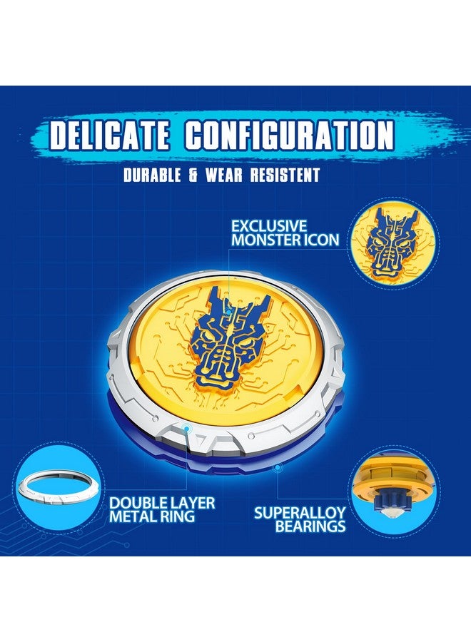 INFINITY NADO Battling Toys, Battle Set with Spinning Top & String Launcher, Metal Brust Gyro Kids Gifts for Boys and Girls Age 5+ (Dragon) - Image 5