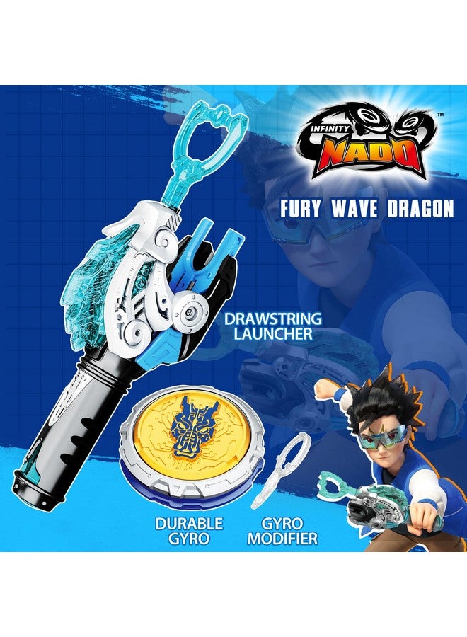 INFINITY NADO Battling Toys, Battle Set with Spinning Top & String Launcher, Metal Brust Gyro Kids Gifts for Boys and Girls Age 5+ (Dragon) - Image 2