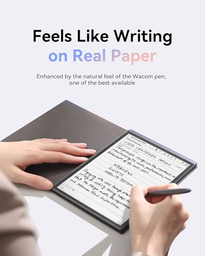 iFLYTEK AINOTE Air 2 Bundle with Black Folio Case, 8.2-inch AI Paper Tablet Writing Tablet, Digital Notebook with Pen, Voice-to-Text Transcription, Multi-Languages Chatgpt Support - Image 4