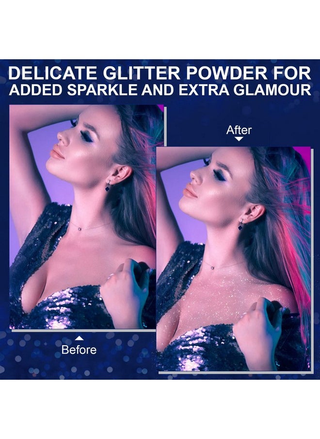 Axnzp Body Glitter Spray, Glitter Spray for Hair and Body, Quick-Drying and Long-Lasting Body Glitter for Music Festival Stage Makeup and Festival Rave Highlighter Makeup.(2.11oz/60ml)  - Image 3