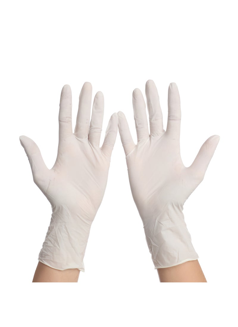 Fun Disposable Latex Gloves Medium - Image 2