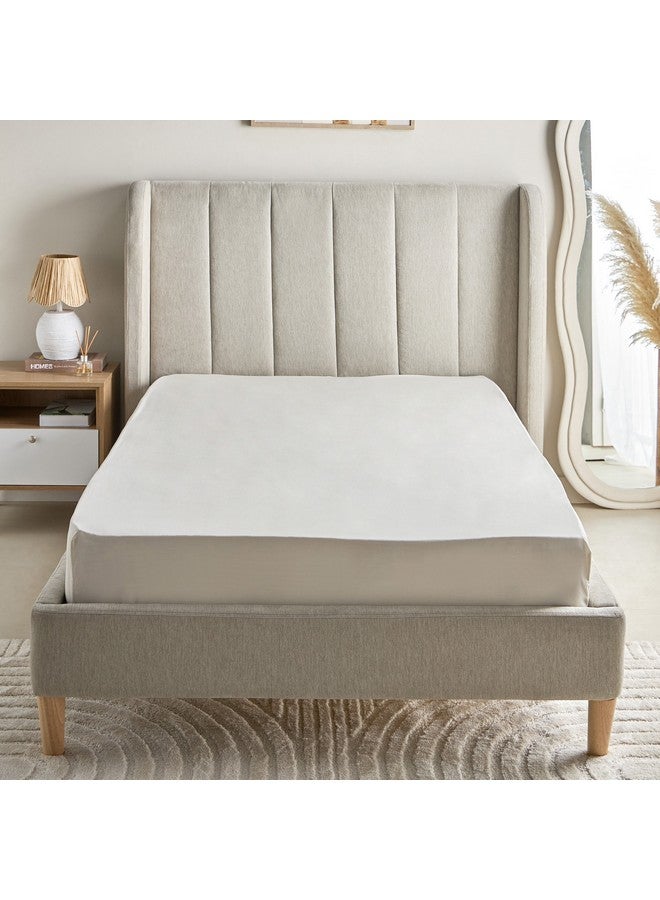 Home Box Bristol Polycotton Double Fitted Sheet 200 x 25 x 140 cm - Image 1