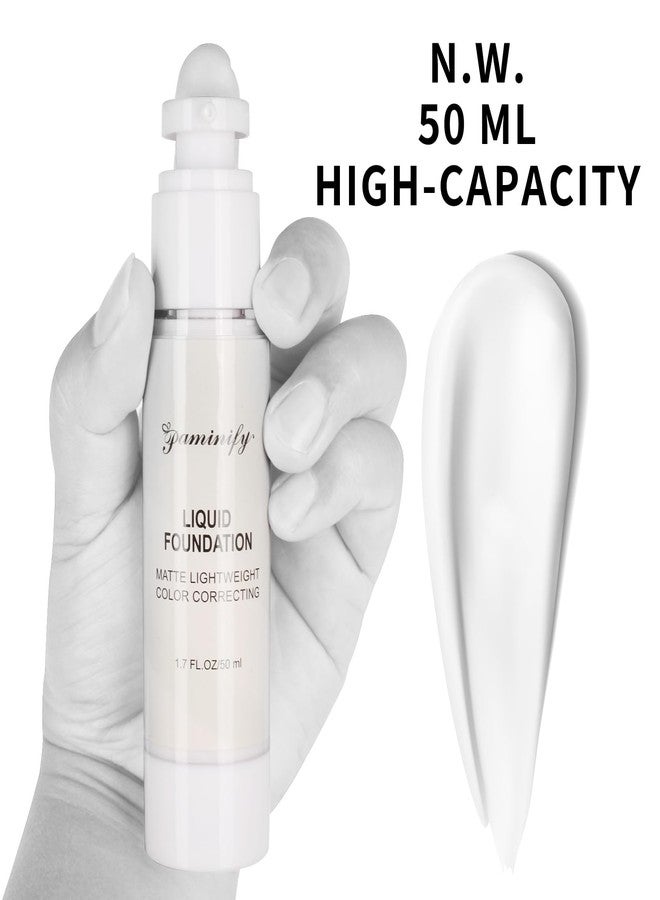 paminify باميني في 50 مل كريم أساس أبيض للهالوين، طلاء وجه وجسم أبيض، مهرج قوطى زومبي مصاص دماء هيكل عظمي جمجمة جوكر شبح ميم قوطى، تصحيح شاحب تغطية كاملة مكياج كوسبلاي Sfx - Image 2