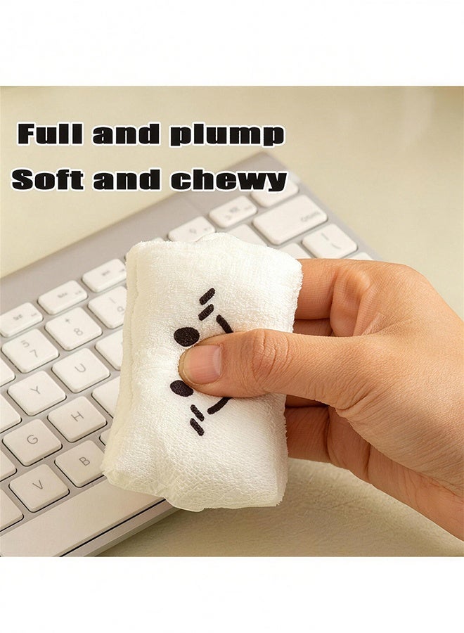 Cute Smile Face Wrist Rest for Mouse, Soft Plush Ergonomic Wrist Support Cushion, Elastic Band Wrist Pad for Office Computer Laptop, Comfortable Pain Relief Wrist Pillow for Typing Gaming - Image 4