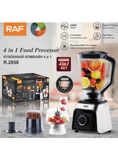 RAF Electric blender, 450 watts, 1.5 liters, an elegant touch in the kitchen, for chopping food and obtaining a smooth texture, (R.2858) 4x1 