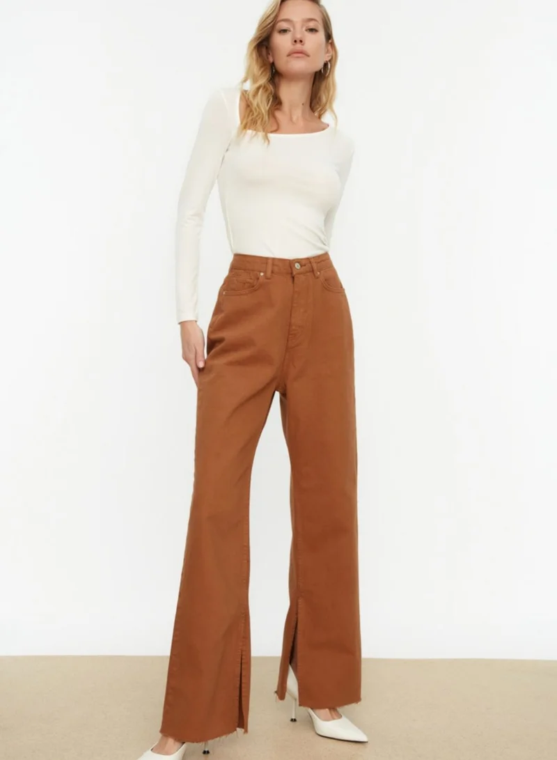 trendyol High Waist Wide Leg Jeans
