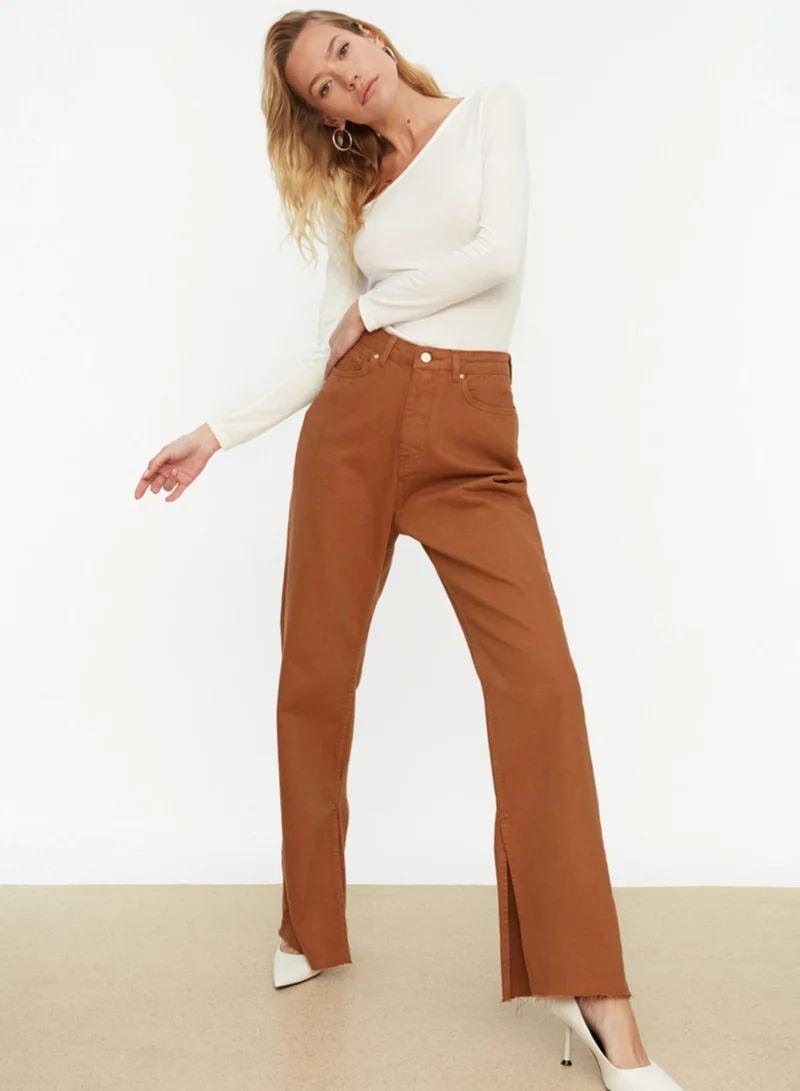trendyol High Waist Wide Leg Jeans