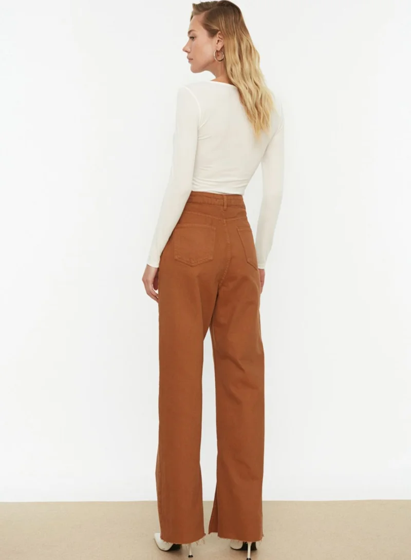trendyol High Waist Wide Leg Jeans