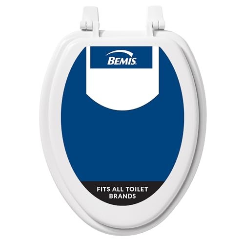 Bemis 1400TTA Economy Durable Wood Toilet Seat, Made in USA, Elongated, White - Image 1