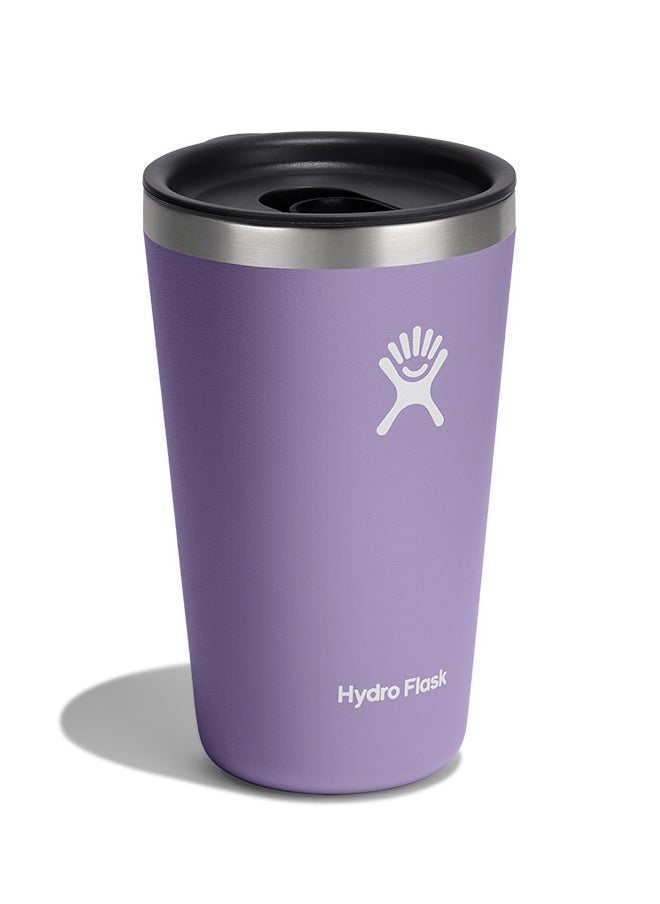Hydro Flask 16 Oz Stainless Steel All Around Tumbler with Press-in Lid and  BPA-Free  - Image 1