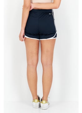 RBX Women Sportswear Fit Brand Logo Training Shorts, Navy  - Image 4