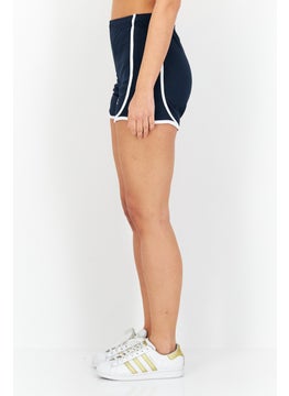 RBX Women Sportswear Fit Brand Logo Training Shorts, Navy  - Image 2