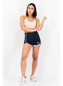 RBX Women Sportswear Fit Brand Logo Training Shorts, Navy  - Image 3