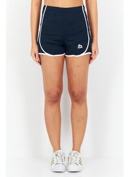 RBX Women Sportswear Fit Brand Logo Training Shorts, Navy  - Image 1