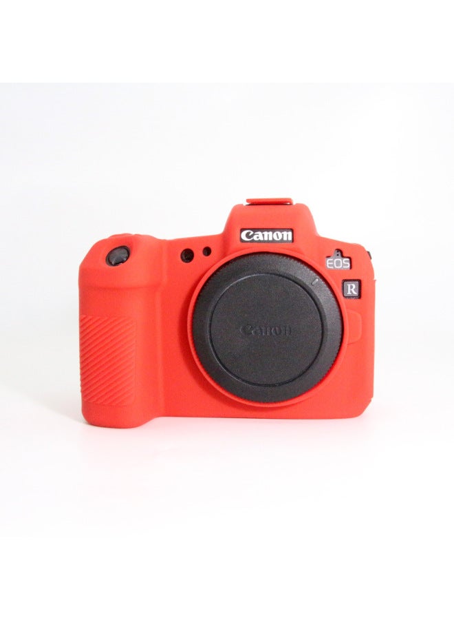Camera Protective Cover Silicone Cover For Canon EOS-R Micro Single Digital Camera Special Silicone Cover-Color:Red  - Image 1