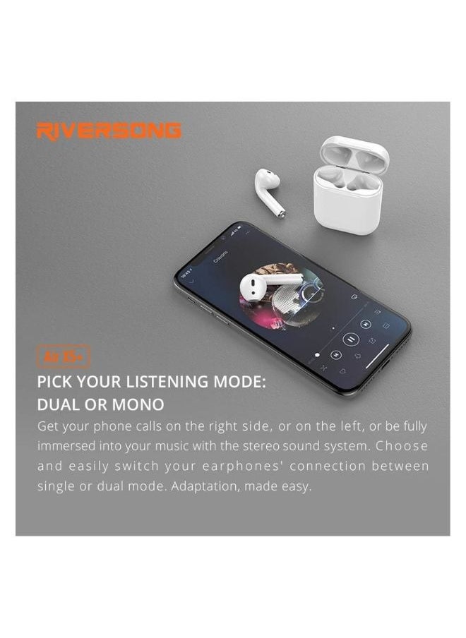 RIVERSONG Riversong X5+ Air Earbuds White  - Image 4