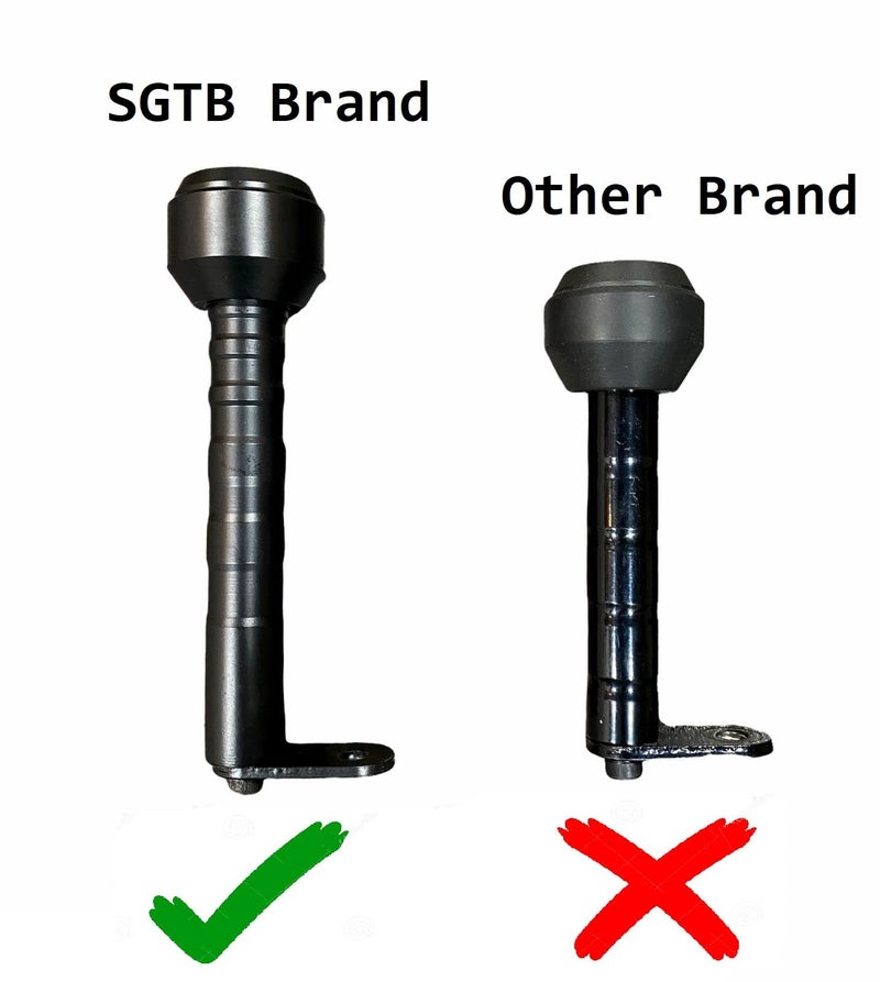 SGTB CNC Frame Slider Crash Guard Bike Protector R15 V3 MT 15 Motorcycle Black - Image 2