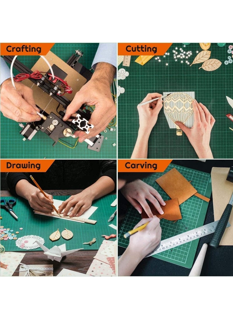 MARKQ - [A1] Self-Healing Cutting Mat for Sewing, Quilting & Crafts – Double-Sided Cutting Pad with Grid Lines – Durable Craft & Quilters Mat for Fabric, Paper & Leather - Image 1