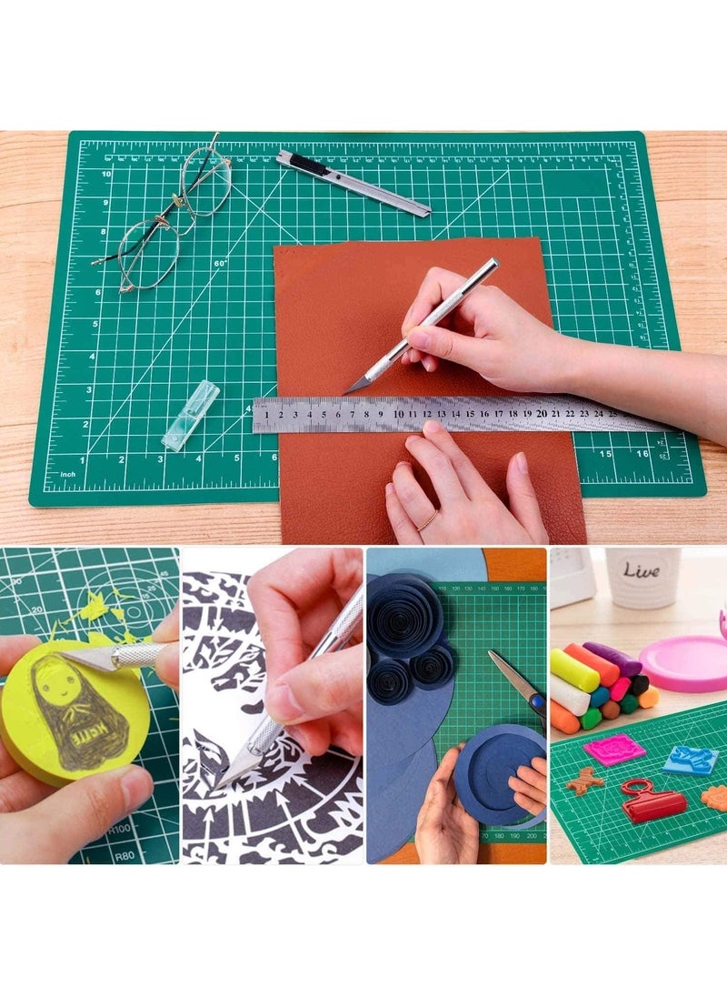 MARKQ - [A1] Self-Healing Cutting Mat for Sewing, Quilting & Crafts – Double-Sided Cutting Pad with Grid Lines – Durable Craft & Quilters Mat for Fabric, Paper & Leather - Image 1