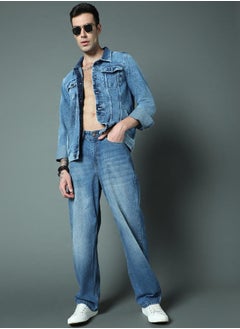 HIGH STAR Mens Black Jeans  - Image 1