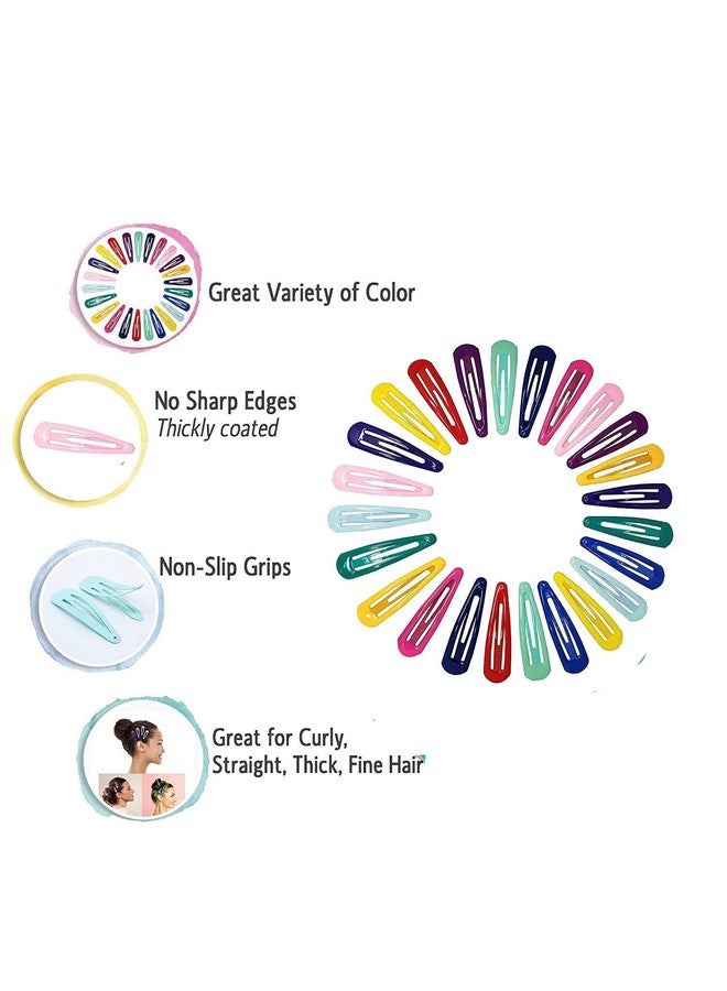 Chronex- Pack of 24 Metal Hair Clips for kids/Women/Girls - Image 2