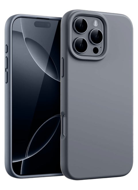 Liquid Silicone Case for iPhone 16 Pro Max 6.9-Inch – Soft Touch, Shockproof, Anti-Scratch Protective Phone Cover with Microfiber Lining – Full-Body Protection