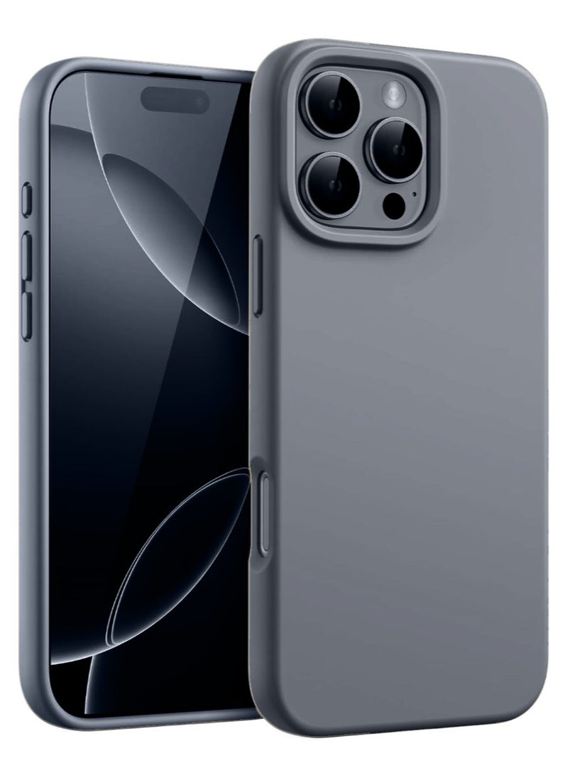 Liquid Silicone Case for iPhone 16 Pro Max 6.9-Inch – Soft Touch, Shockproof, Anti-Scratch Protective Phone Cover with Microfiber Lining – Full-Body Protection