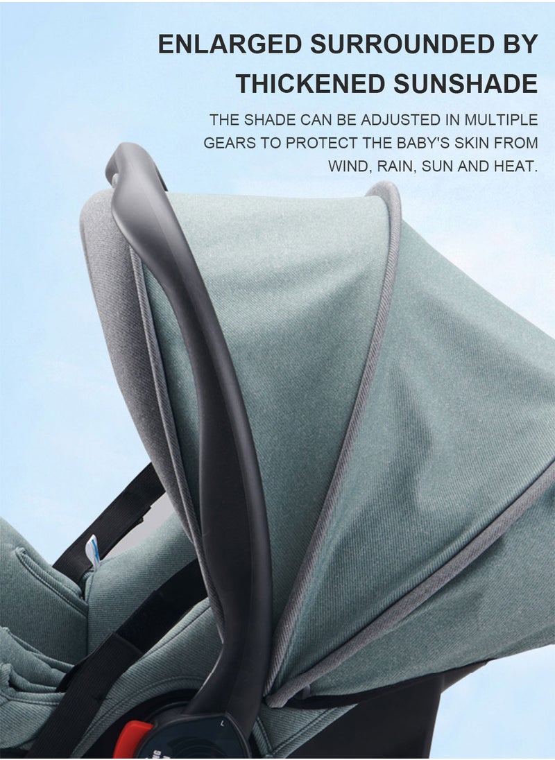 MaBaby - 4-In-1 Baby Safety Car Seat With Adjustable Backrest And Canopy, Three-Point Safety Belt, 0 - 15 Months - Image 1