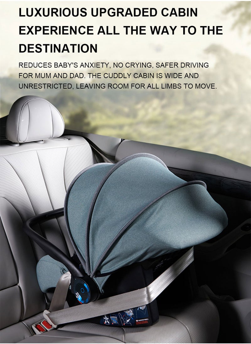 MaBaby - 4-In-1 Baby Safety Car Seat With Adjustable Backrest And Canopy, Three-Point Safety Belt, 0 - 15 Months - Image 1