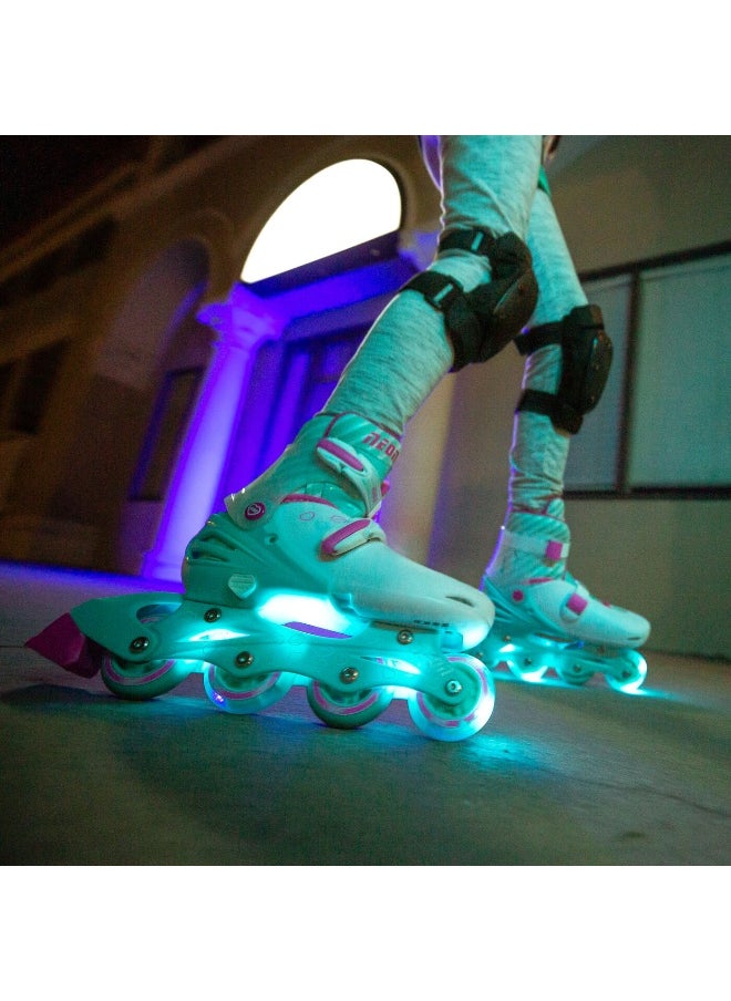 NEON Neon 2-in-1 Combo Skates (Size 12-2, Teal)  - Image 5