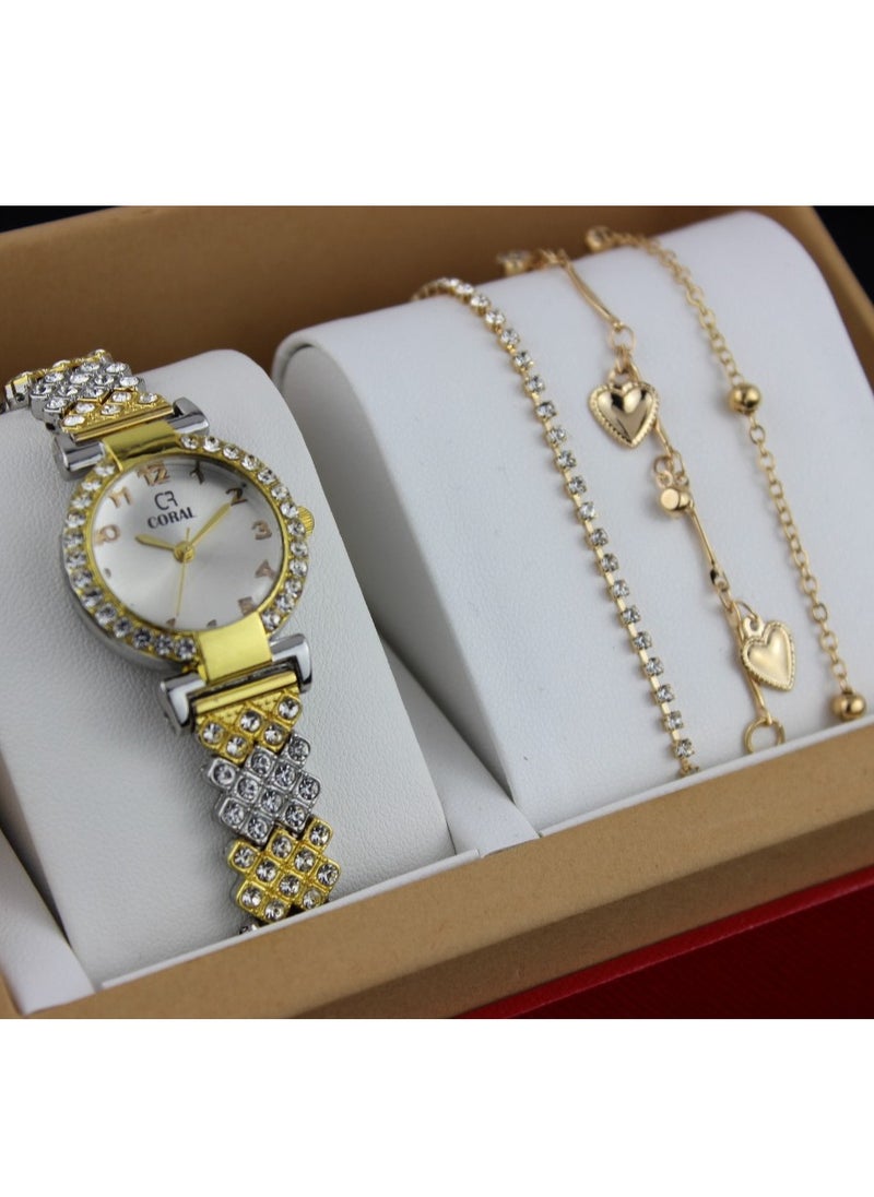 Reclaim with Argireline Women's evening watch set 