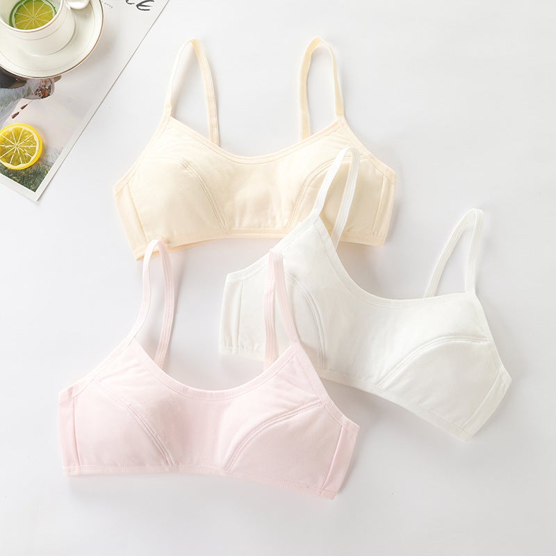 Cotton Teen Girls Bra No Wire Breathable - Image 1