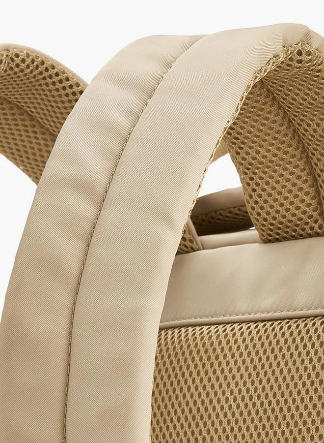 Missy Solid Backpack With Adjustable Shoulder Straps