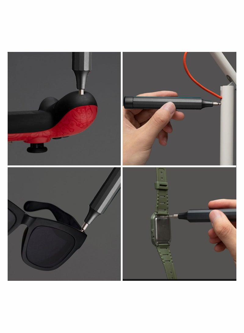 مجموعة مفكات أقلام 24 في 1 جيب دقيق مصغر مغناطيسي مجموعة مفكات صغيرة مع 24 قطعة بت ستيال S2 فيليبس ومسطحة - Image 5