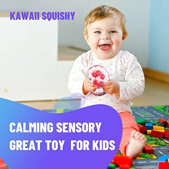 Anboor Slow Rising Cake Squishy Toy - Kawaii Stress Relief Collectible, Random  Color - Image 4