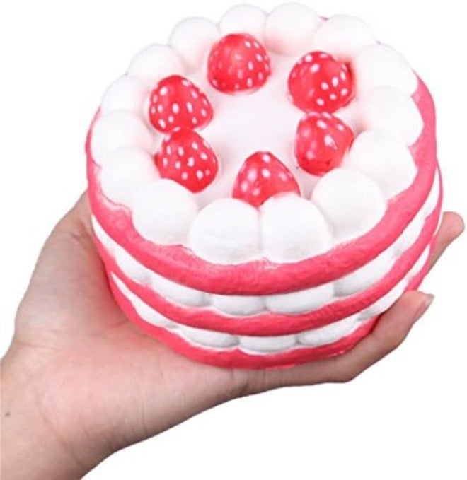 Anboor Slow Rising Cake Squishy Toy - Kawaii Stress Relief Collectible, Random  Color - Image 2