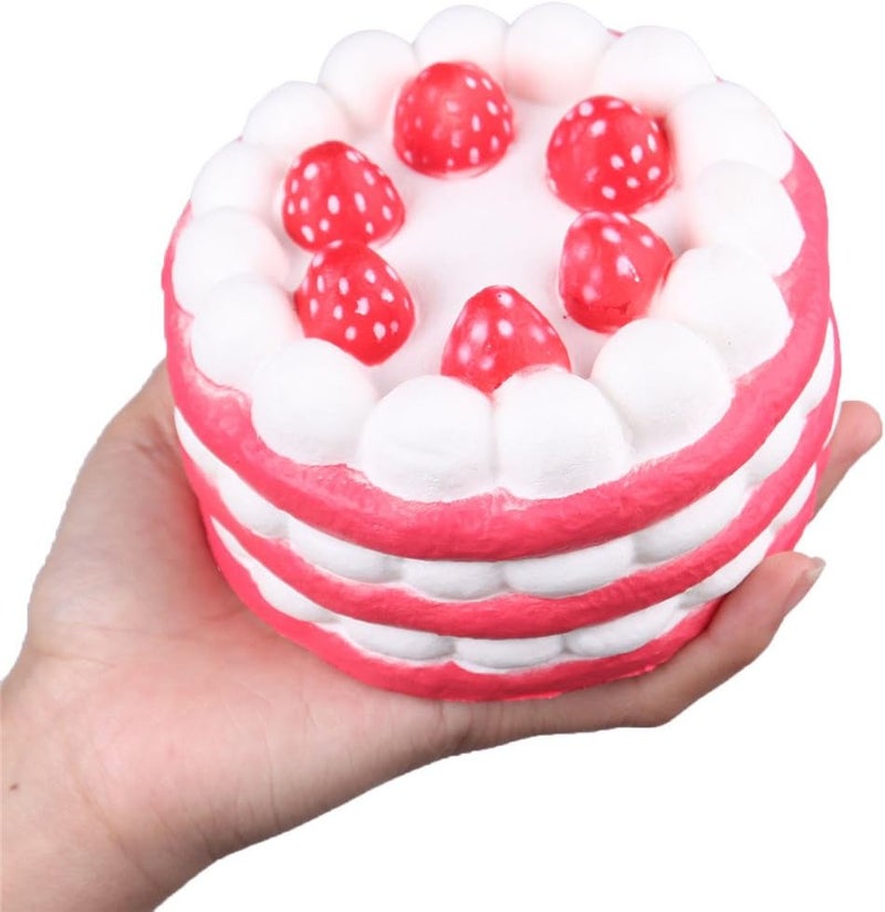 Anboor Slow Rising Cake Squishy Toy - Kawaii Stress Relief Collectible, Random  Color - Image 1