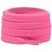 DELELE 2 Pair 55 inch Flat Shoe laces 516 Wide Shoelaces for Athletic Running Sneakers Shoes Boot Strings Fluorescent Pink - Image 2