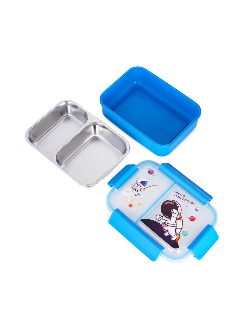 Eazy Kids صندوق غداء الأطفال السهل - رائد فضاء أزرق - Image 2