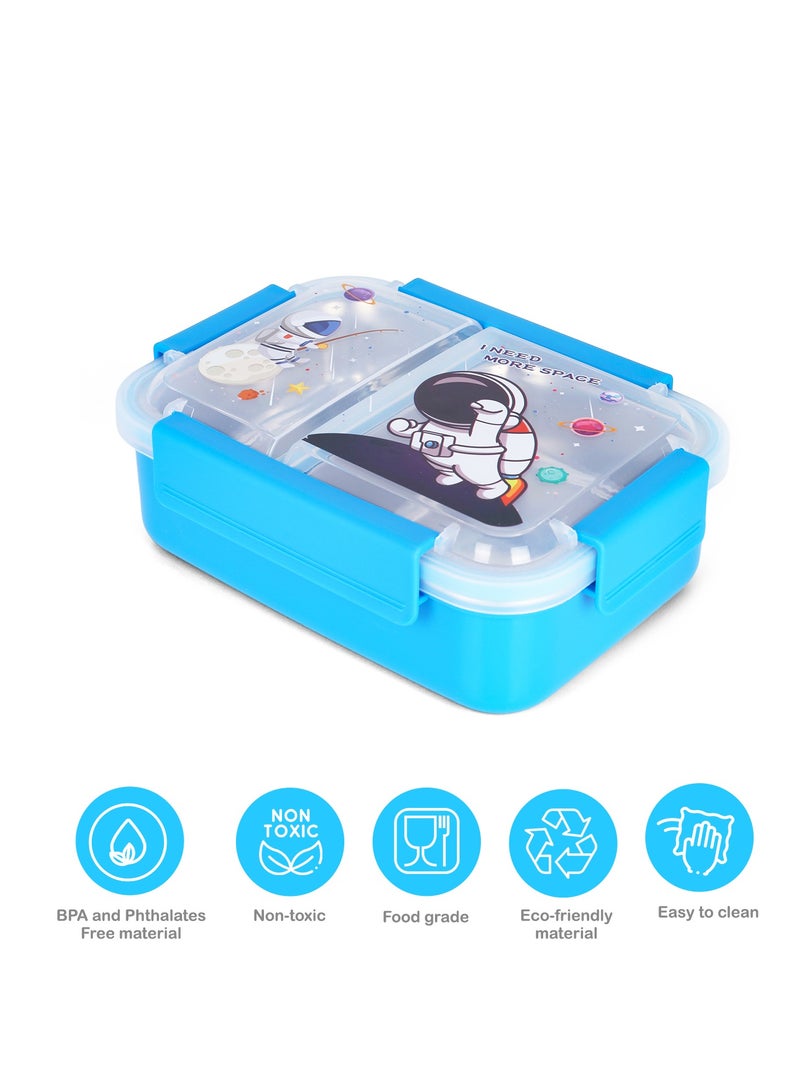 Eazy Kids صندوق غداء الأطفال السهل - رائد فضاء أزرق - Image 3