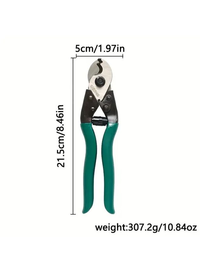 قاطع الكابلات الأخضر للأسلاك والكابلات وسلك الحديد والكهربائيين والصناعي والبناء المنزلي - Image 4