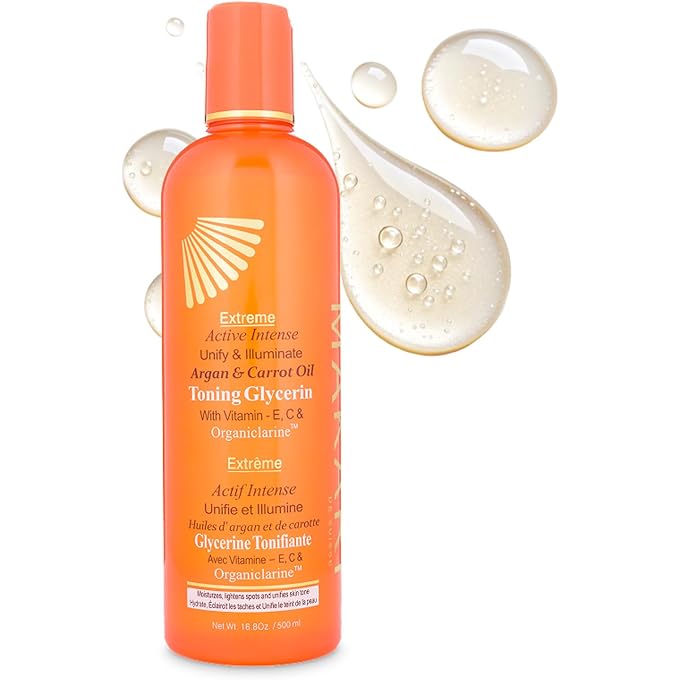 Makari Extreme Argan and Carrot Oil Tone Boosting Body Glycerin - 16.8 oz Oil - Image 1
